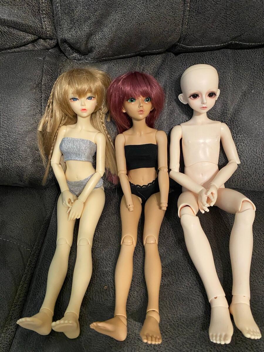 1 4 CP FairyLand BJD Doll Ria Ver Normal Skin Free Eyes Free Wig Face Up
