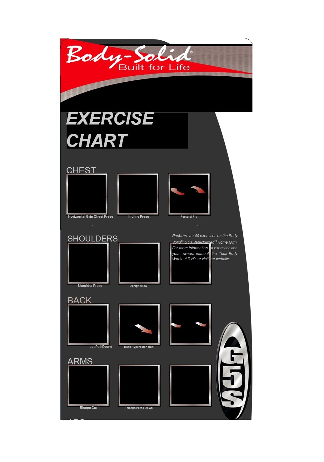 46 Printable Exercise Charts 100 Free TemplateLab