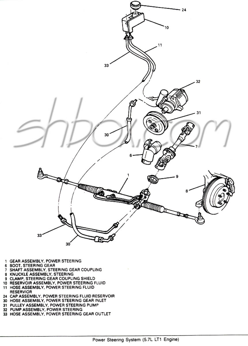 4th Gen LT1 F Body Tech Aids Drawings Exploded Views 4th Gen LT1 F Body Tech Aids Drawings Exploded Views