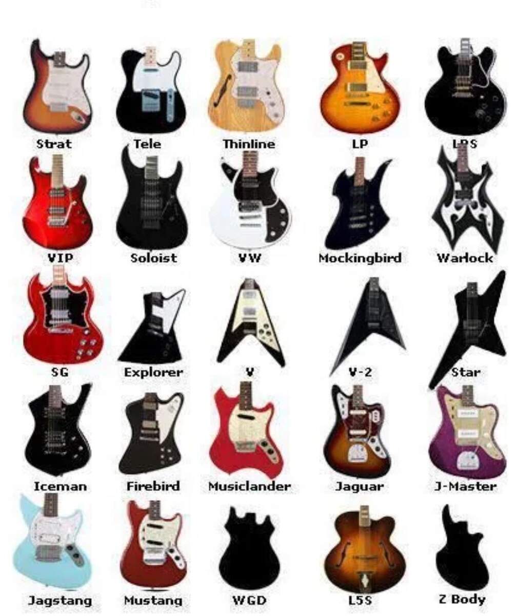 A Cool Guide To Guitar Bodies R Coolguides
