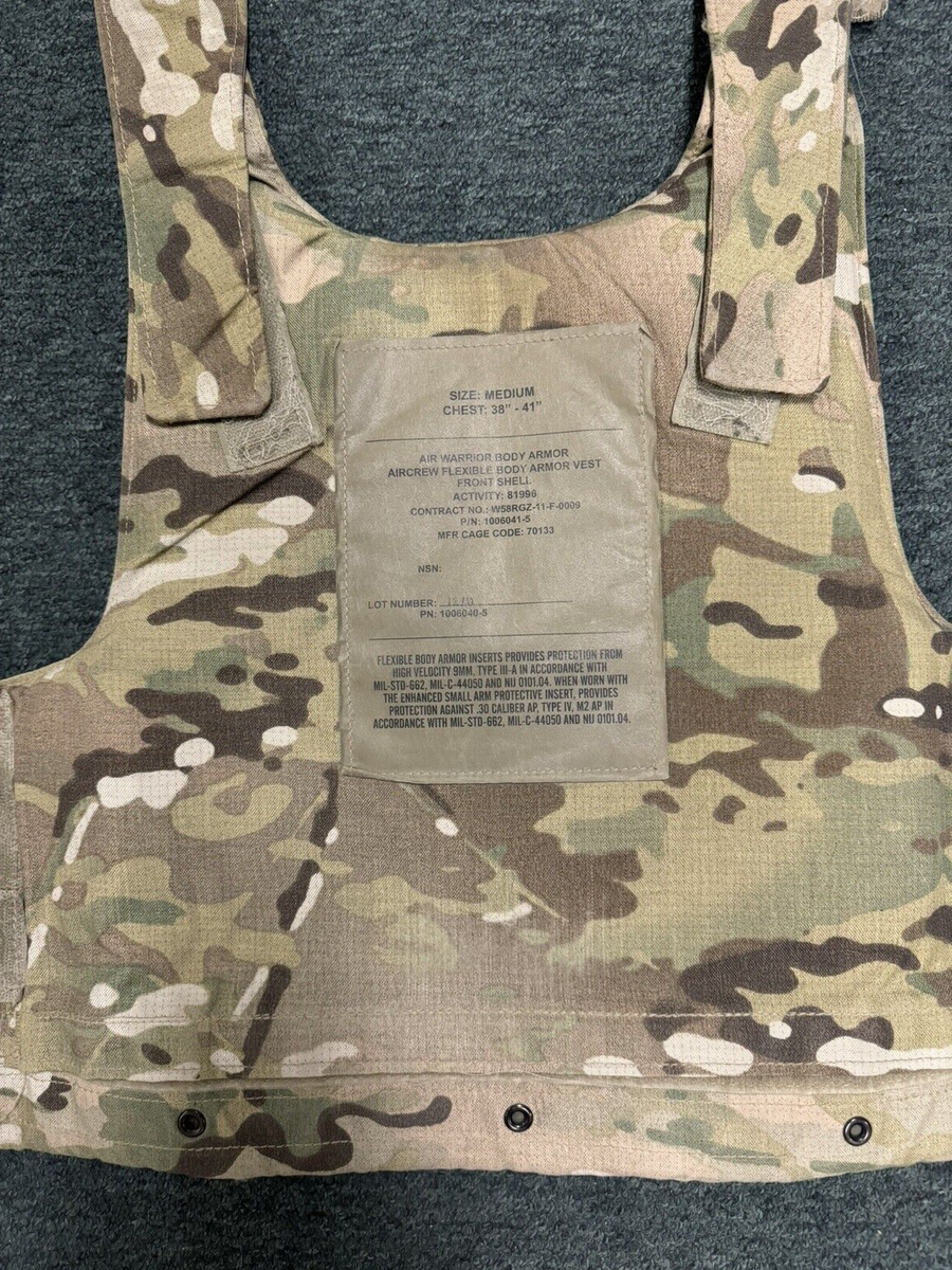 Aircrew Air Warrior OCP Flexible Body Armor Vest Medium With Soft Inserts EBay Aircrew Air Warrior OCP Flexible Body Armor Vest Medium With Soft Inserts EBay