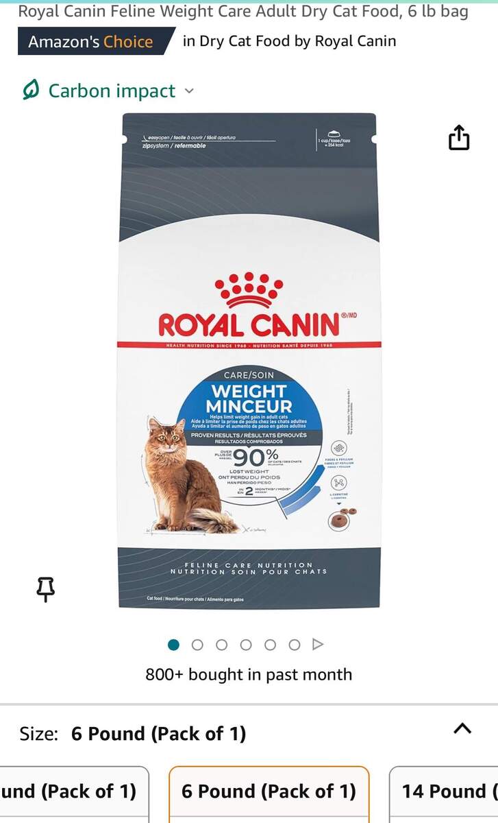Any Opinions On This Brand Of Cat Food For Weight Loss R Dechonkers