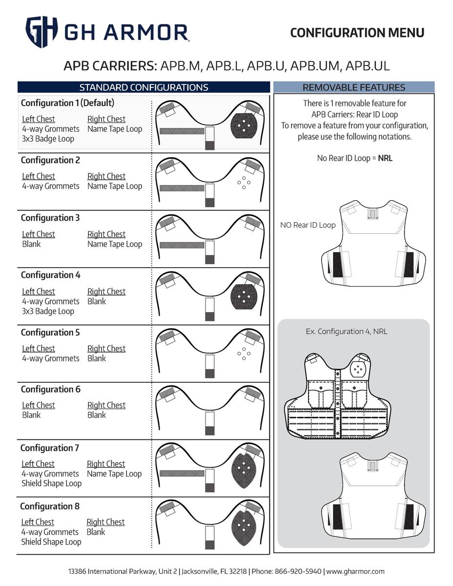 APB UL APB Carrier Uniform Laser Cut GH Armor APB UL APB Carrier Uniform Laser Cut GH Armor