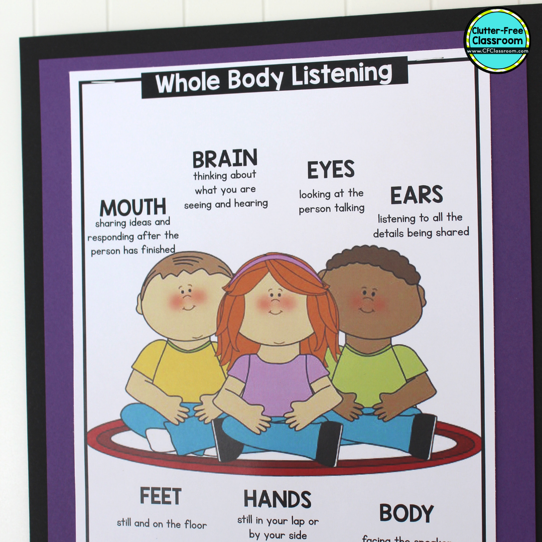 Attention Grabber Examples Other Listening Strategies Teaching With Jodi Durgin And Company 55 Free SEL Activities For Preschool And Kindergarten