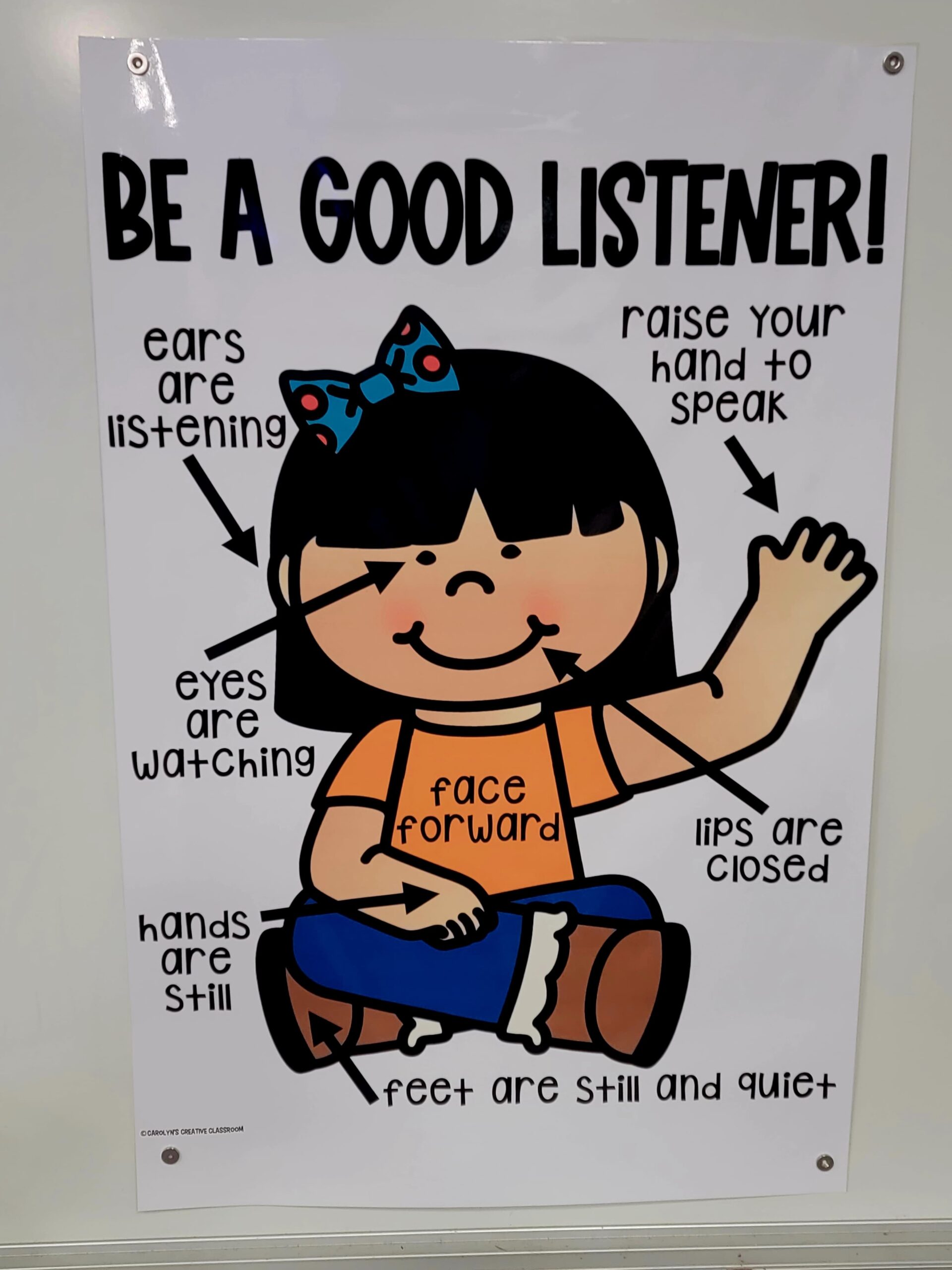 Be A Good Listener Anchor Chart Hard Good Option 1 Be A Good Listener Anchor Chart Hard Good Option 1
