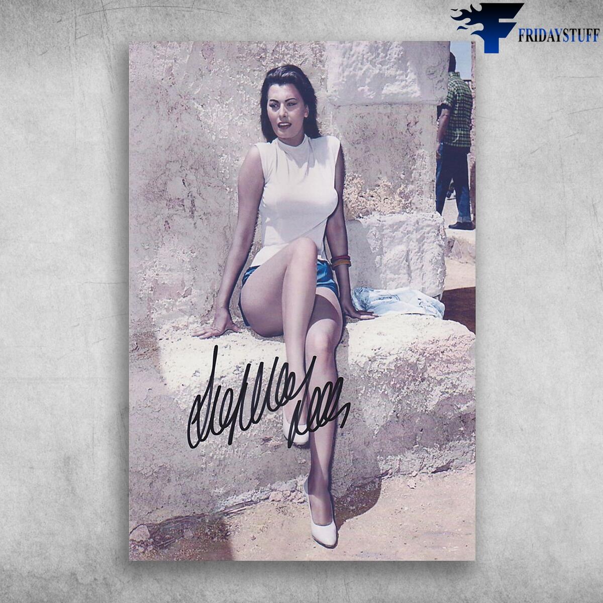 Beautiful Sexy Girl Sophia Loren When She Was Young FridayStuff