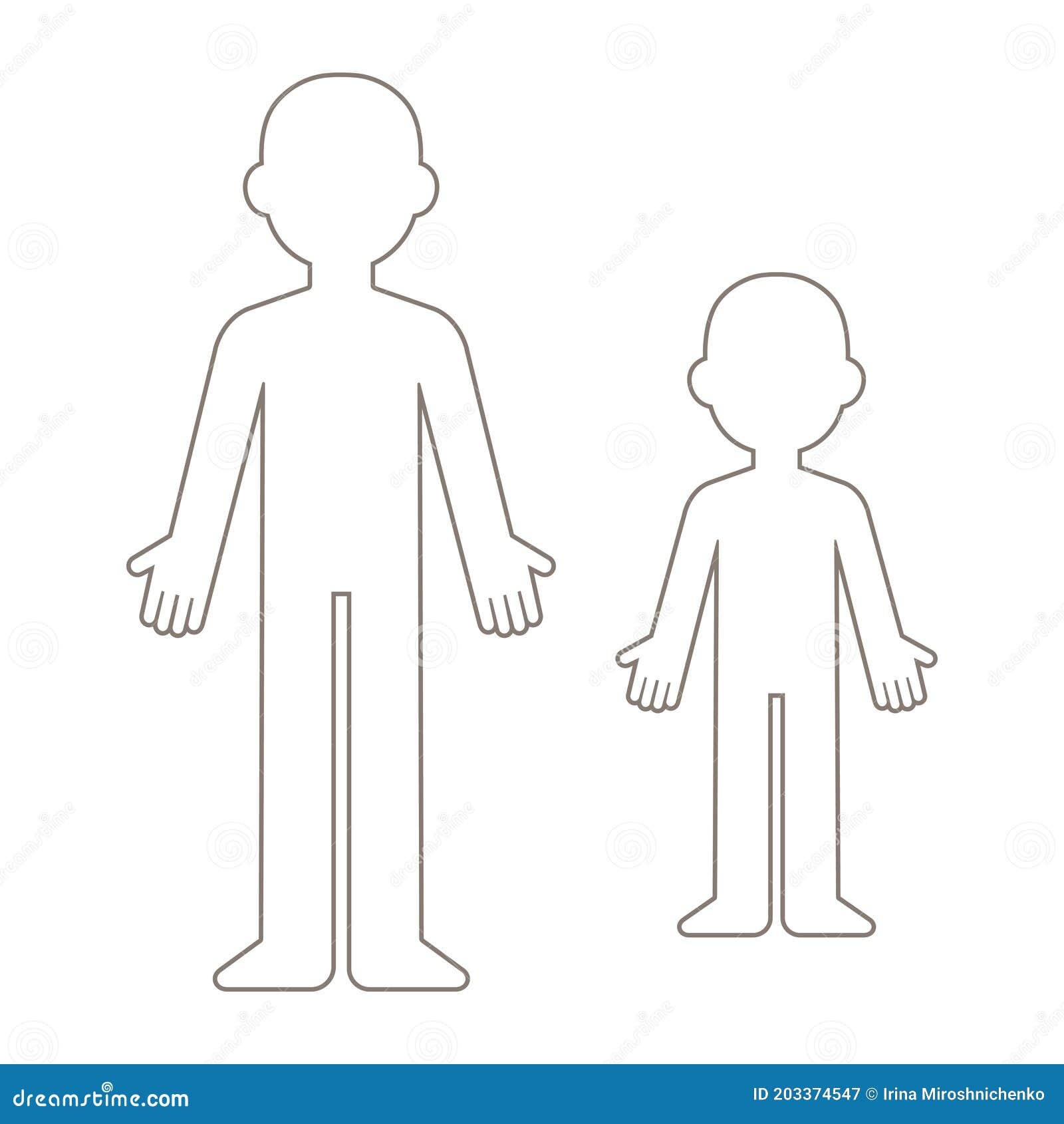 Blank Human Body Outline Stock Illustrations 633 Blank Human Body Outline Stock Illustrations Vectors Clipart Dreamstime