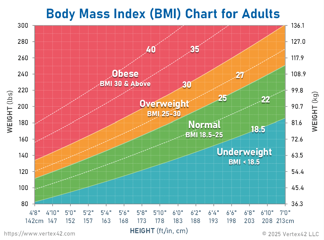 BMI Chart Printable Body Mass Index Chart BMI Calculator BMI Chart Printable Body Mass Index Chart BMI Calculator