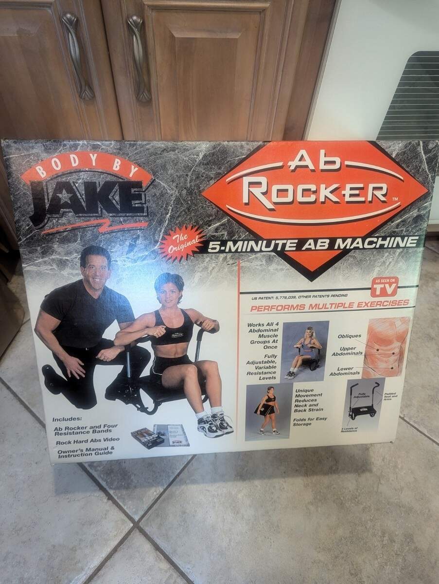 Body By Jake AB ROCKER 5 Minute AB EXERCISE MACHINE Workout Crunch Core Abs EBay Body By Jake AB ROCKER 5 Minute AB EXERCISE MACHINE Workout Crunch Core Abs EBay