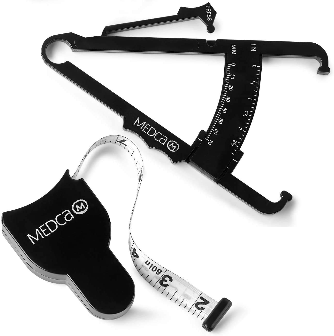 Body Fat Caliper And Measuring Tape For Body Skin Fold Body Fat Analyzer And BMI Measurement Tool By MEDca In Oman Whizz Body Fat Monitors