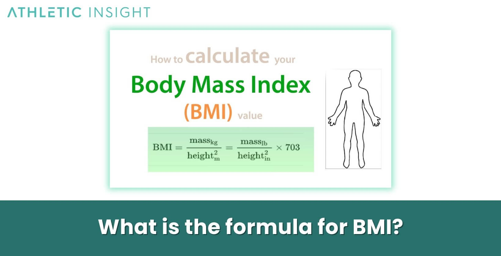 Body Mass Index Or BMI What Is It Athletic Insight