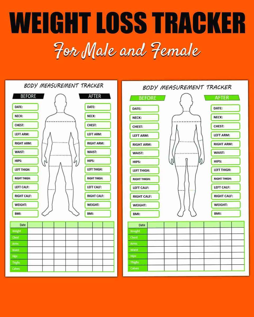 Body Size Chart Template