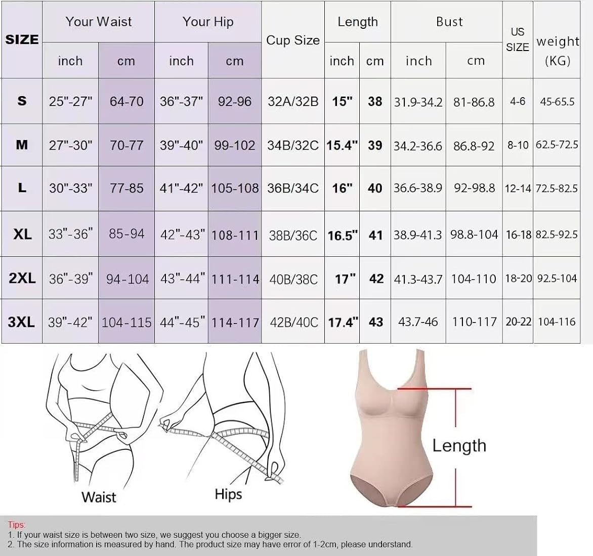 Buy Full Body Shaper Women Tummy Control Hip Lift Compression Garment Full Coverage Bust Seamless Bodysuit Body Slim Mid Thigh Butt Lift Shaper Shapewear S Beige Beige S At Amazon In