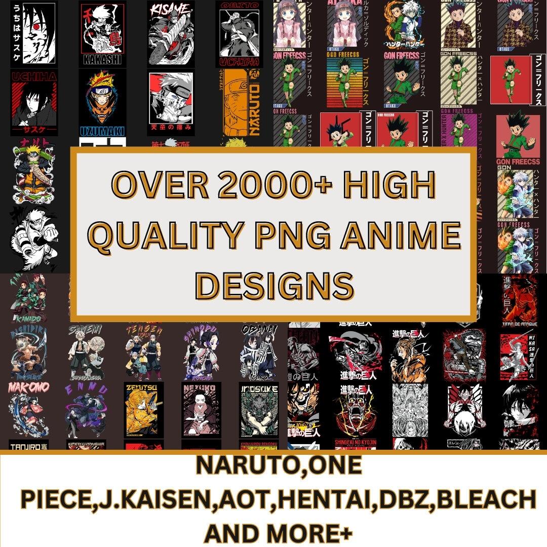 Buy Over 2000 New Premium Anime T Shirt Design For Clothing Business And Personal Use Highly Recommended IN STORE Online In India Etsy