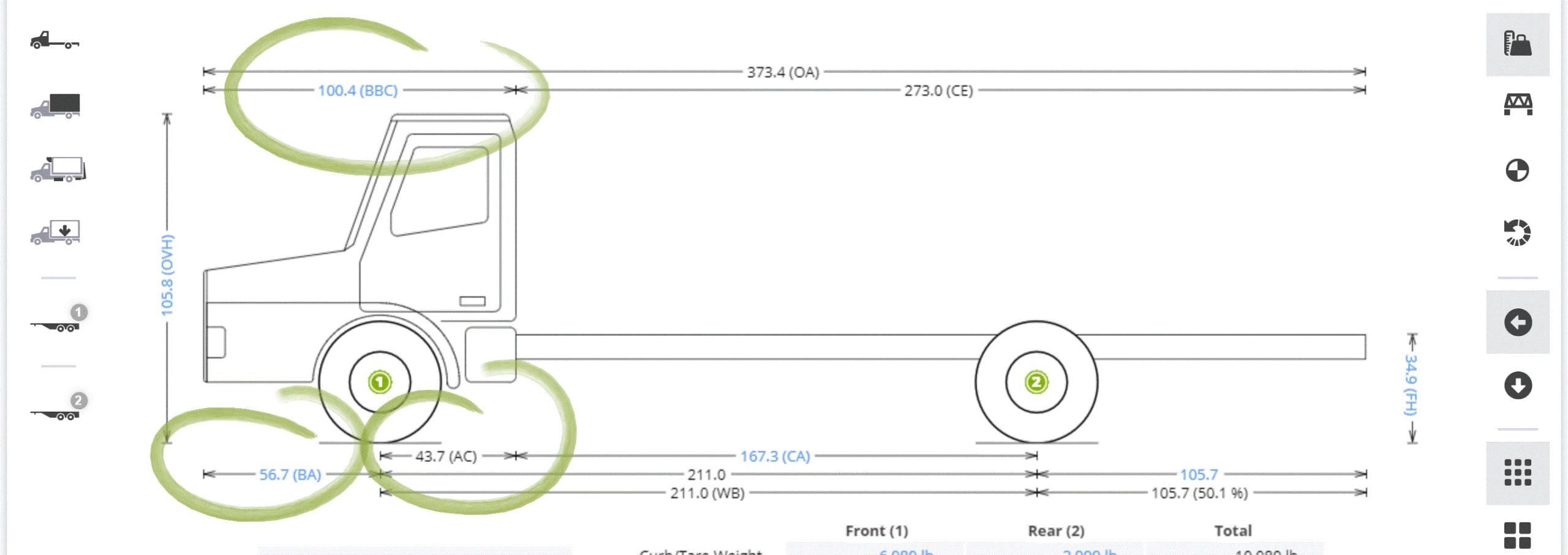 Chassis Dimensions Your Way TruckScience