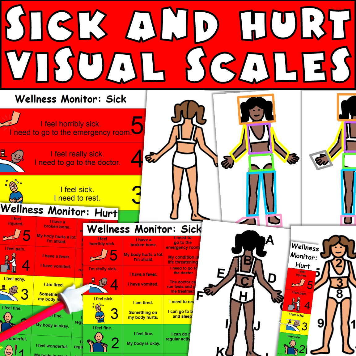 Children S Pain Scale Wellness Communication Board Visual For Sick Help Caroline Koehler At Celavora Education Children S Pain Scale Wellness Communication Board Visual For Sick Help Caroline Koehler At Celavora Education