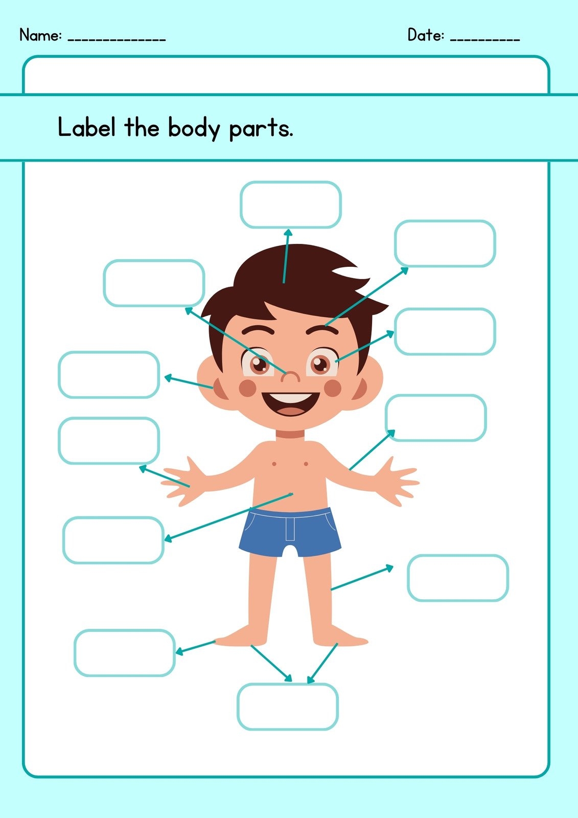 Cartoon Child Body Chart Front And Back View Blank Girl Body Outline Template Isolated Vector Illustration Stock Vector Image Art Alamy