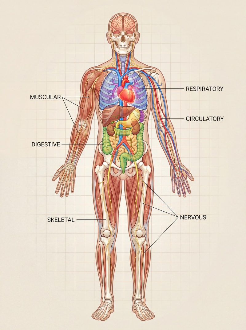 Detailed Human Anatomy Illustration For Medical Purposes AI Art Generator Easy Peasy AI Human Muscle System Functions Diagram Facts Britannica