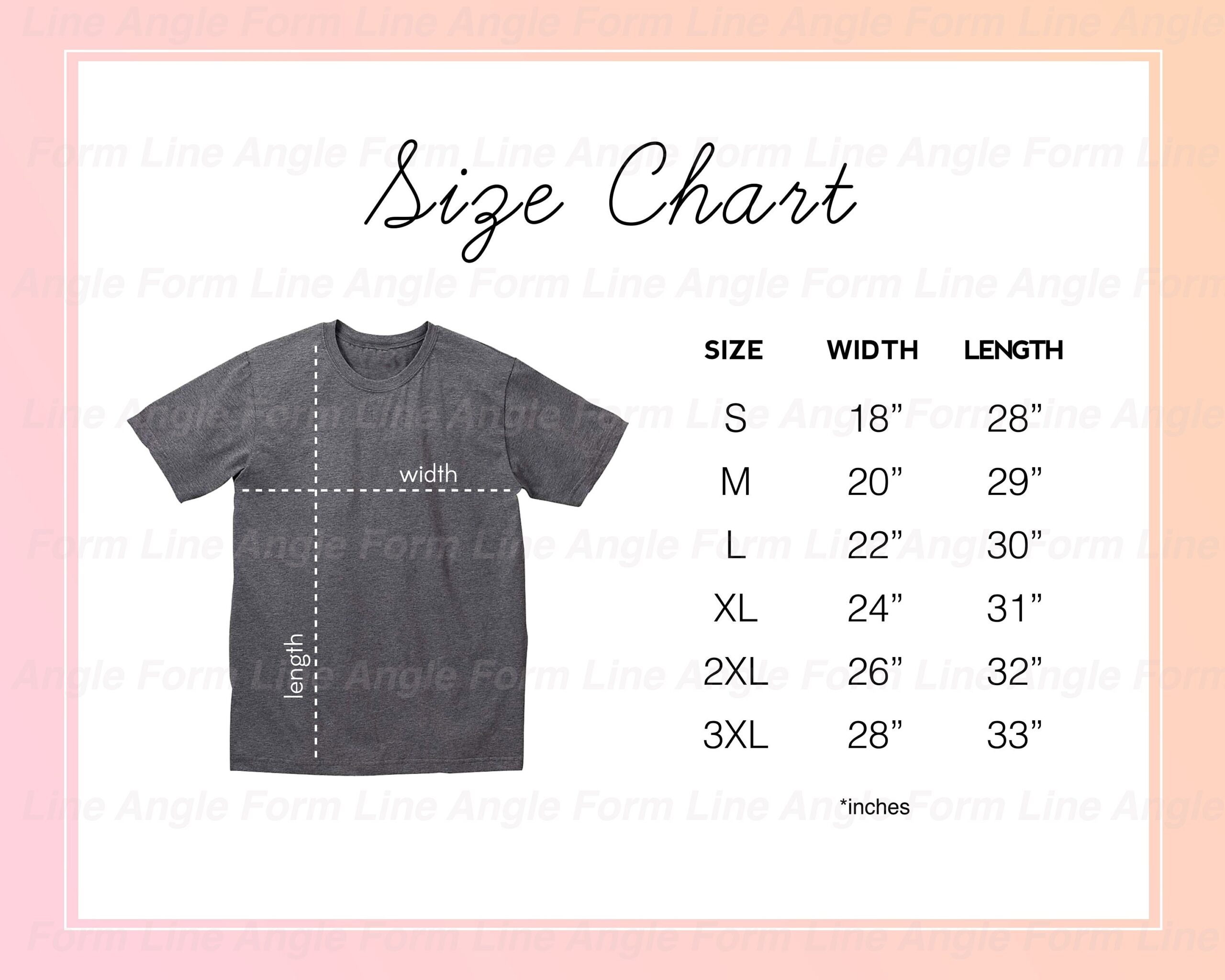 Digital Gildan 5000 Heavy Cotton T Shirt Size Chart Colorful Minimal Modern Design Printful Printify Etsy Digital Gildan 5000 Heavy Cotton T Shirt Size Chart Colorful Minimal Modern Design Printful Printify Etsy