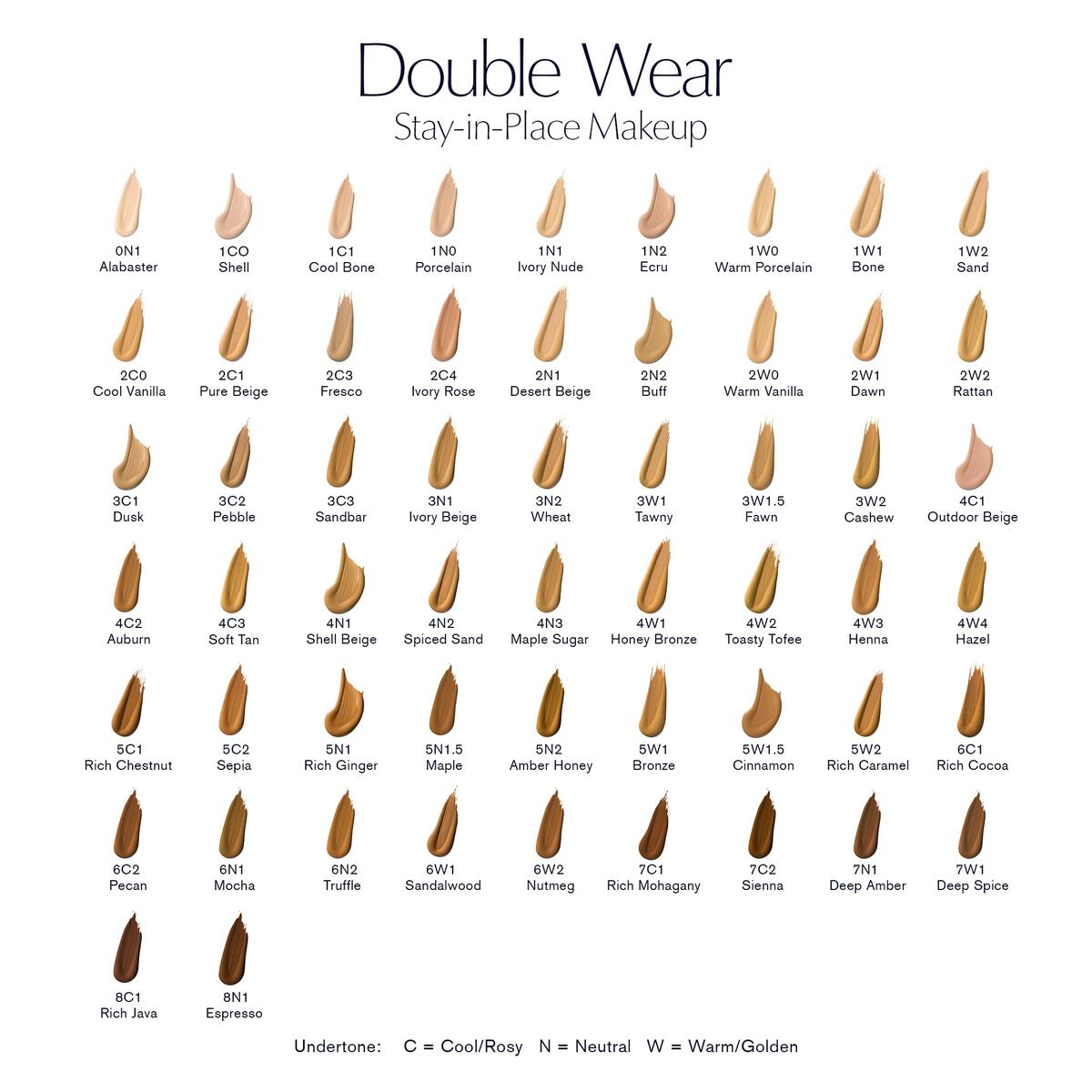 Double Wear Stay In Place Foundation Est E Lauder
