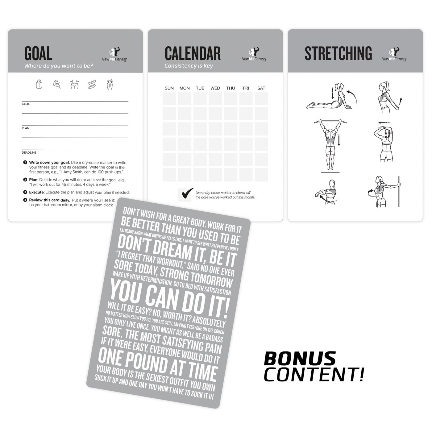 Dumbbell Exercise Cards Home Gym Workouts Strength Training Building Muscle Total Body Fitness Guide Workout Routines Bodybuilding Personal Trainer Large Waterproof Plastic 3 5 X5 Gold 88mm X 126mm Amazon Be Sports Outdoors