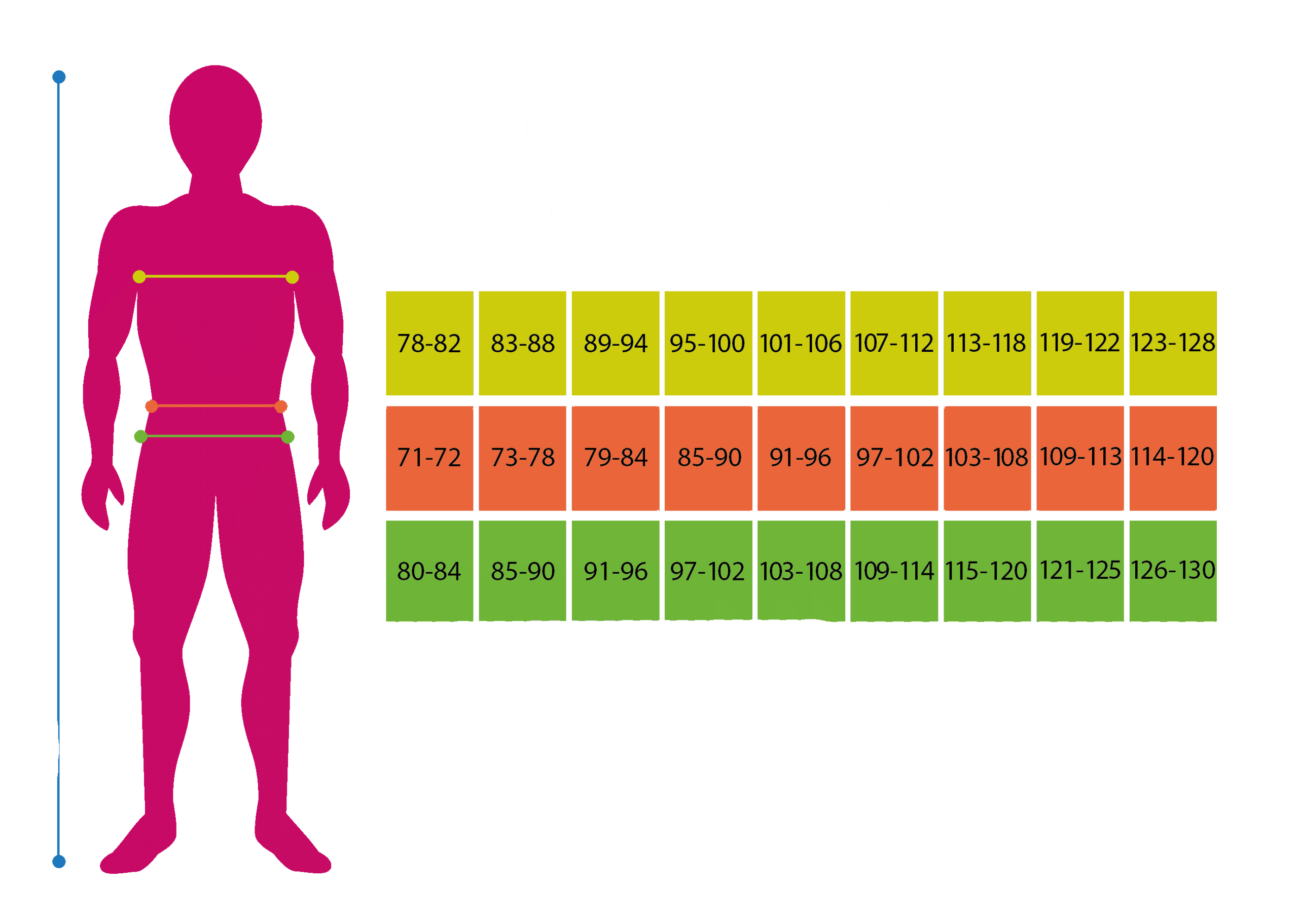 Ellmore Clothing Custom Clothing Size Charts
