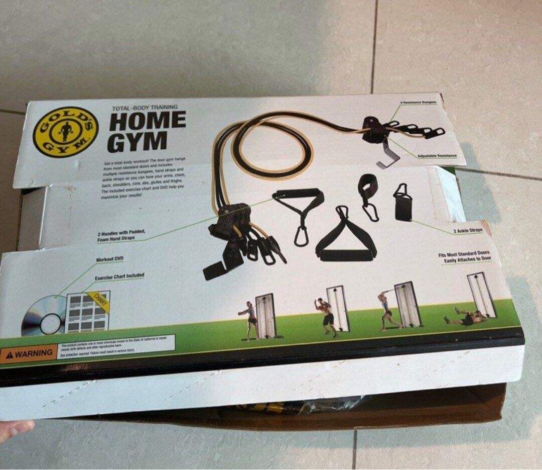 Gold Gym Total Body Training System Exercise Chart Hotsell
