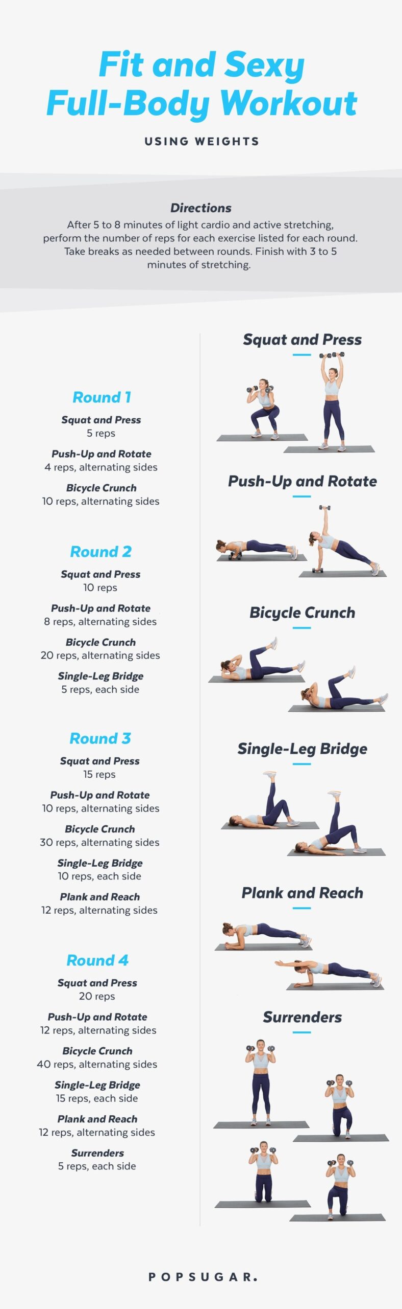 Gym Full Body Weight Exercises Strength Workout Chart Full Body Dumbbell Workout Plan At Home
