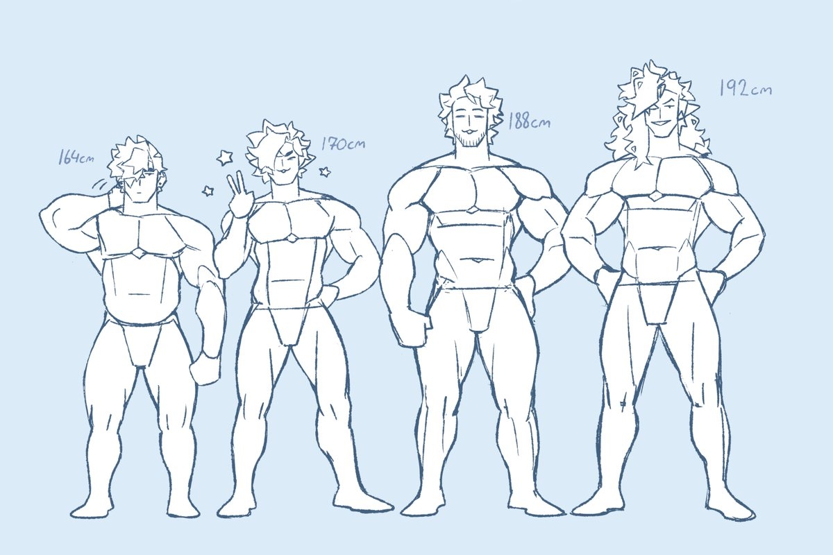 Height Chart But It S Just Smols And Tols I Ll Add Caleb And Alpha At Some Point As Well