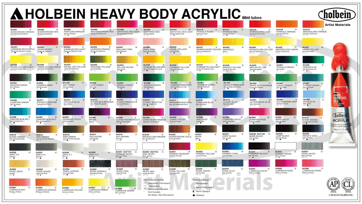 HOLBEIN Acrylic Products Kensington Art Supply HOLBEIN Acrylic Products Kensington Art Supply