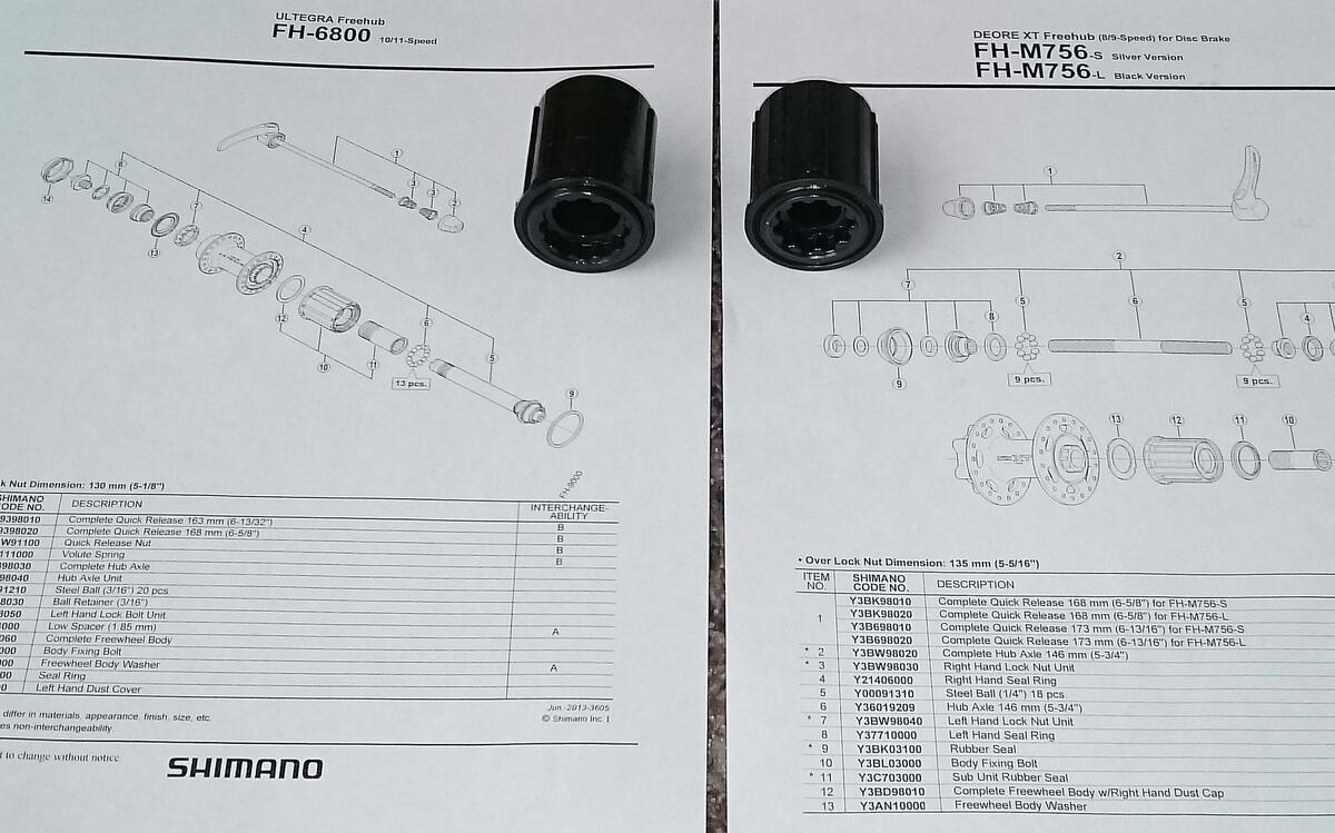 Hub Shimano 8 9 10 Speed Freehub Conversion To 11 Speed Does Not Appear Possible Due To Changed Spline Pattern Bicycles Stack Exchange
