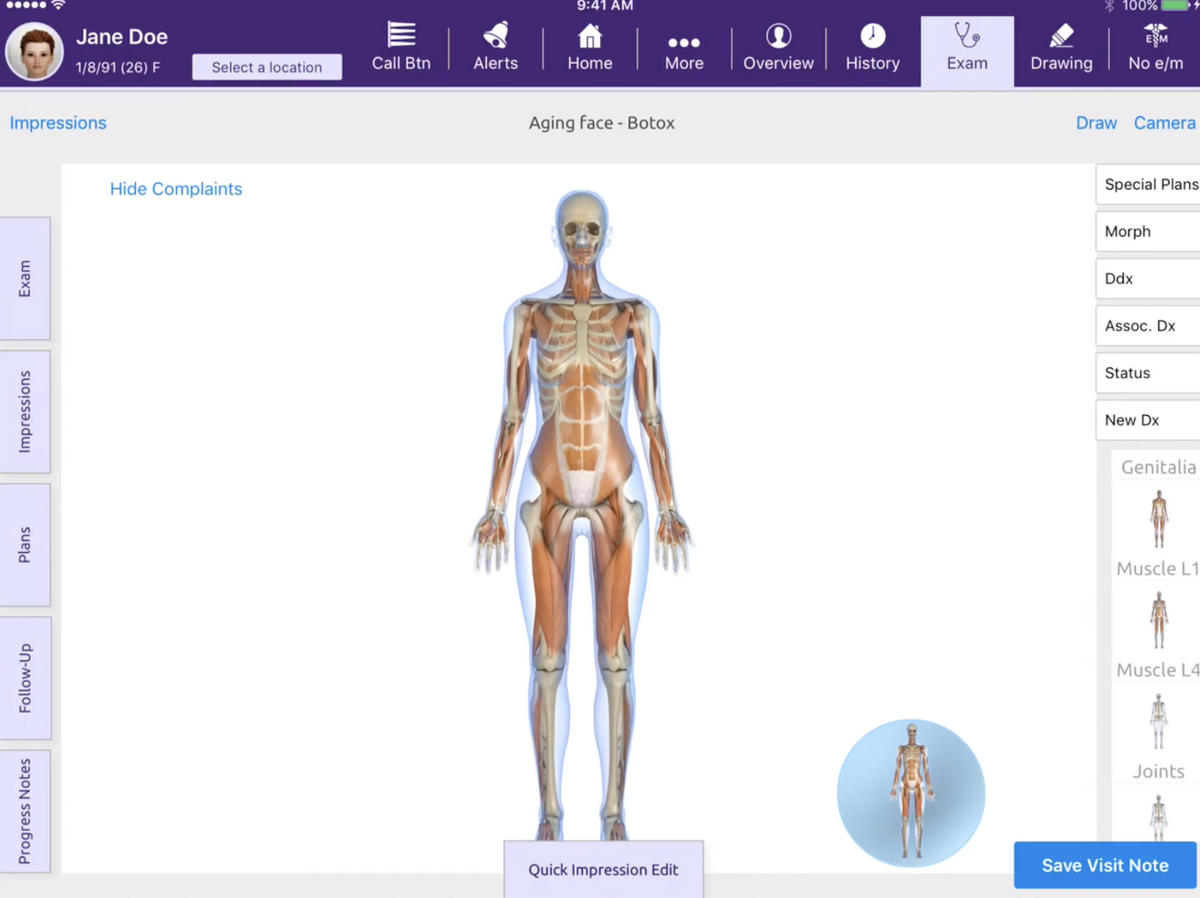 Integrated Visual Documentation And EHR For Plastic Surgery