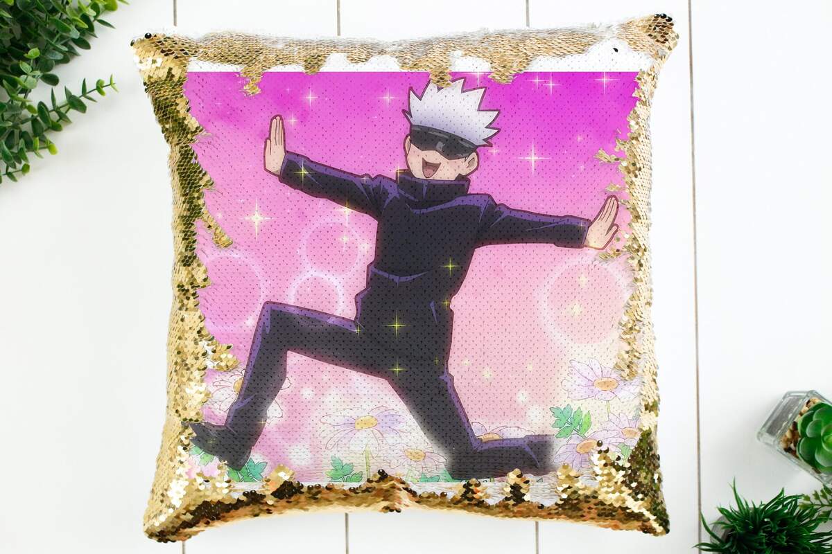 Jujutsu Kaisen Gojo Satoru Sequin Pillow Home Decor Pillow Case Filling JJK Pillow Magic Pillow Decorative Hidden Image Japanese Anime Etsy Jujutsu Kaisen Gojo Satoru Sequin Pillow Home Decor Pillow Case Filling JJK Pillow Magic Pillow Decorative Hidden Image Japanese Anime Etsy