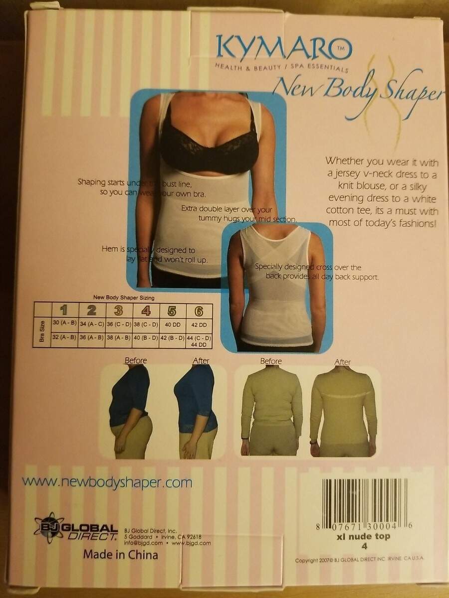 Kymaro New Body Shaper Under The Bust Top Size 3 Large Nude Top 38A B Or 36C D EBay