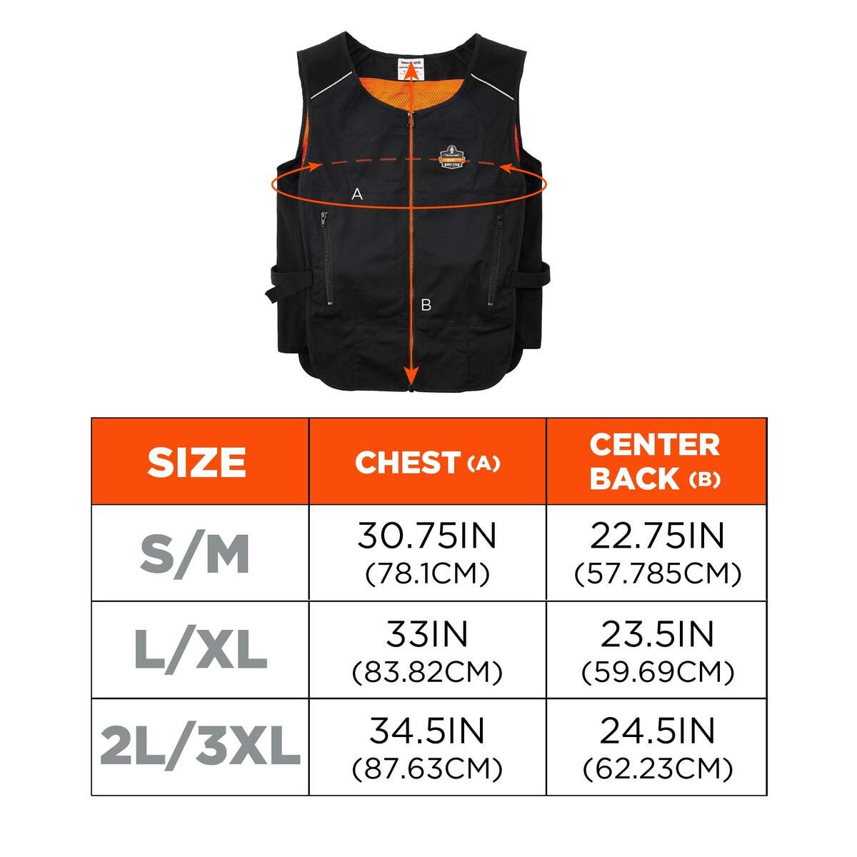 Lightweight Phase Change Cooling Vest Vest Only Ergodyne Lightweight Phase Change Cooling Vest Vest Only Ergodyne