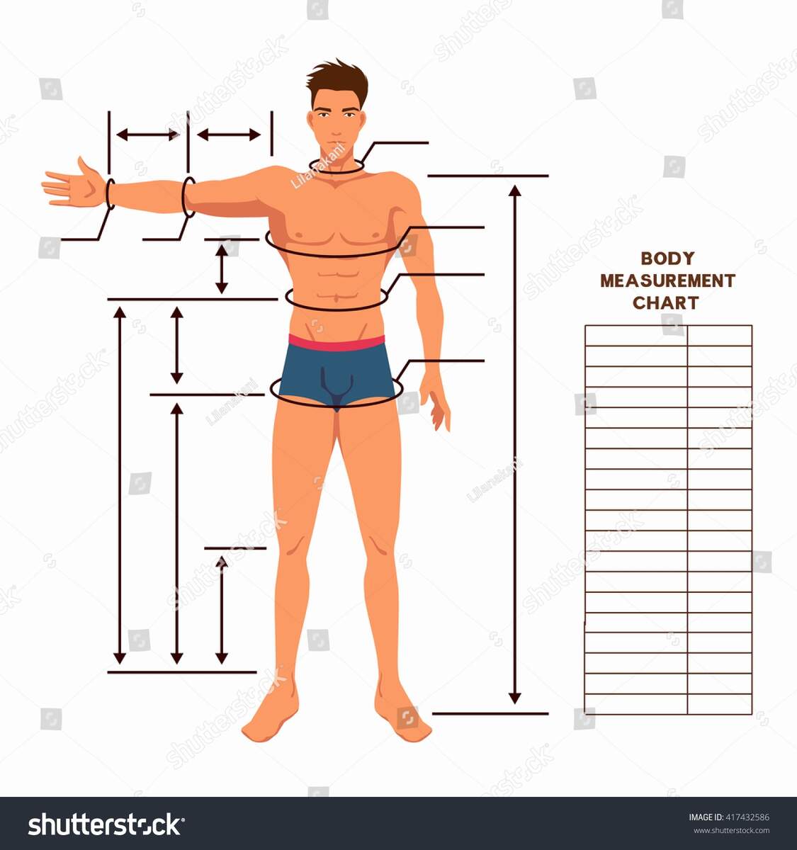 Body Size Chart Printable Digital Men Body Measurement Template Sewing Size Chart Body Measurements Tracker Men Fashion Measurement Etsy Norway