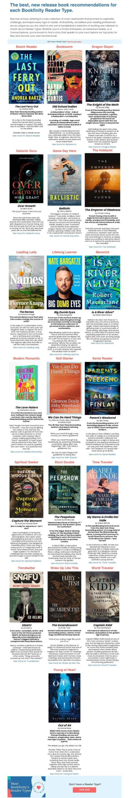 New Books To Read For May Bookfinity