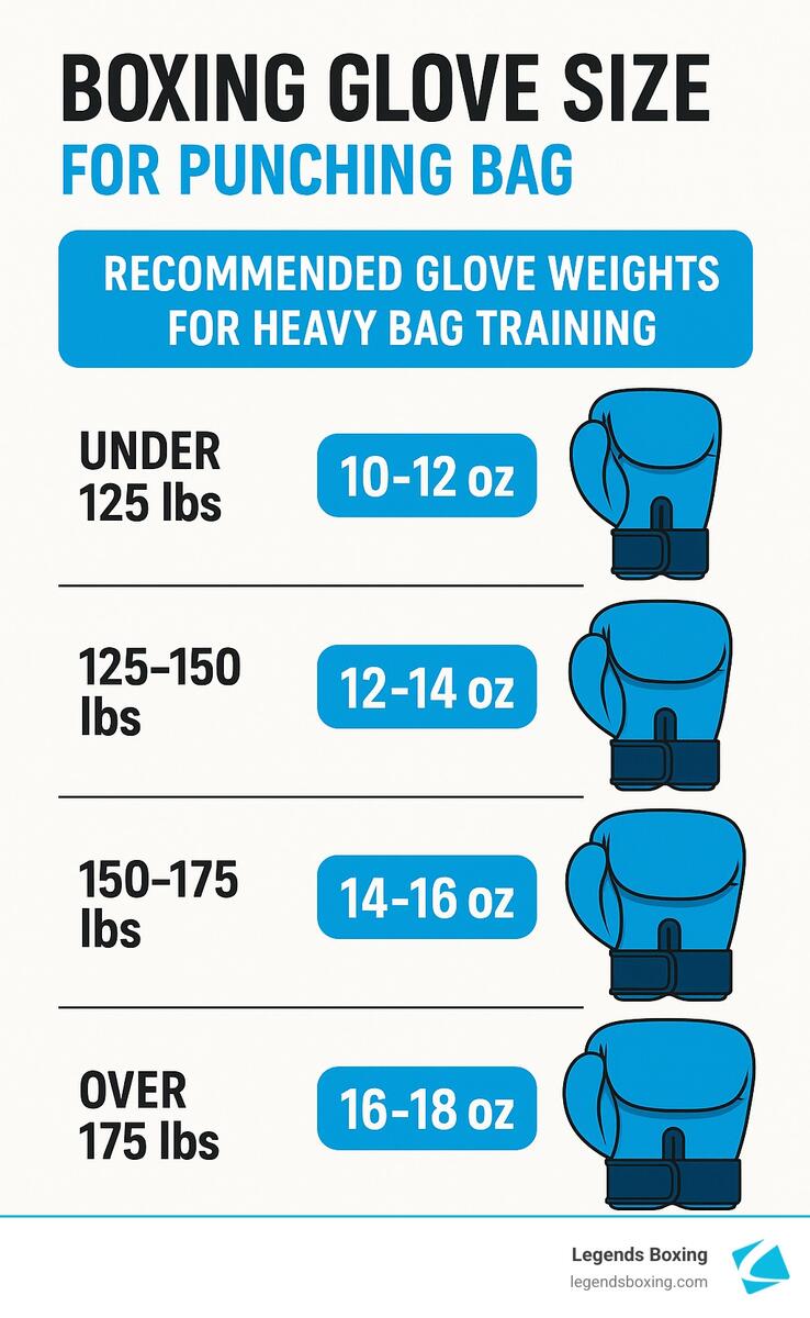Size Guide Boxing Gloves