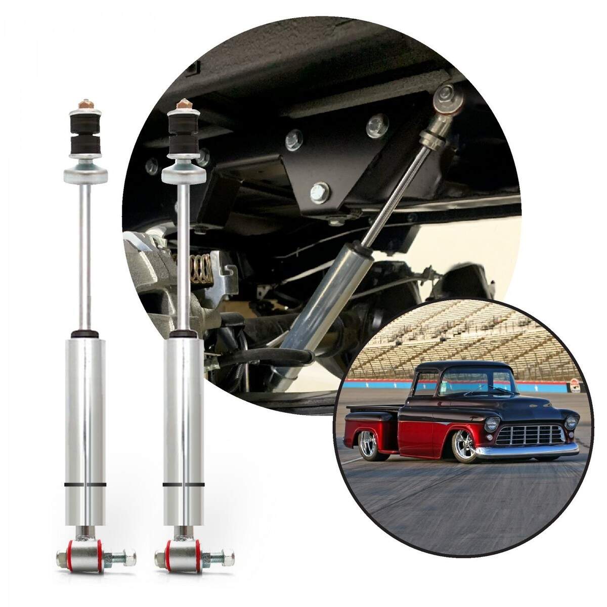 Performance Racing Nitro Gas Rear Shocks 1950 1955 Chevrolet Pickup Truck Chevy EBay Performance Racing Nitro Gas Rear Shocks 1950 1955 Chevrolet Pickup Truck Chevy EBay