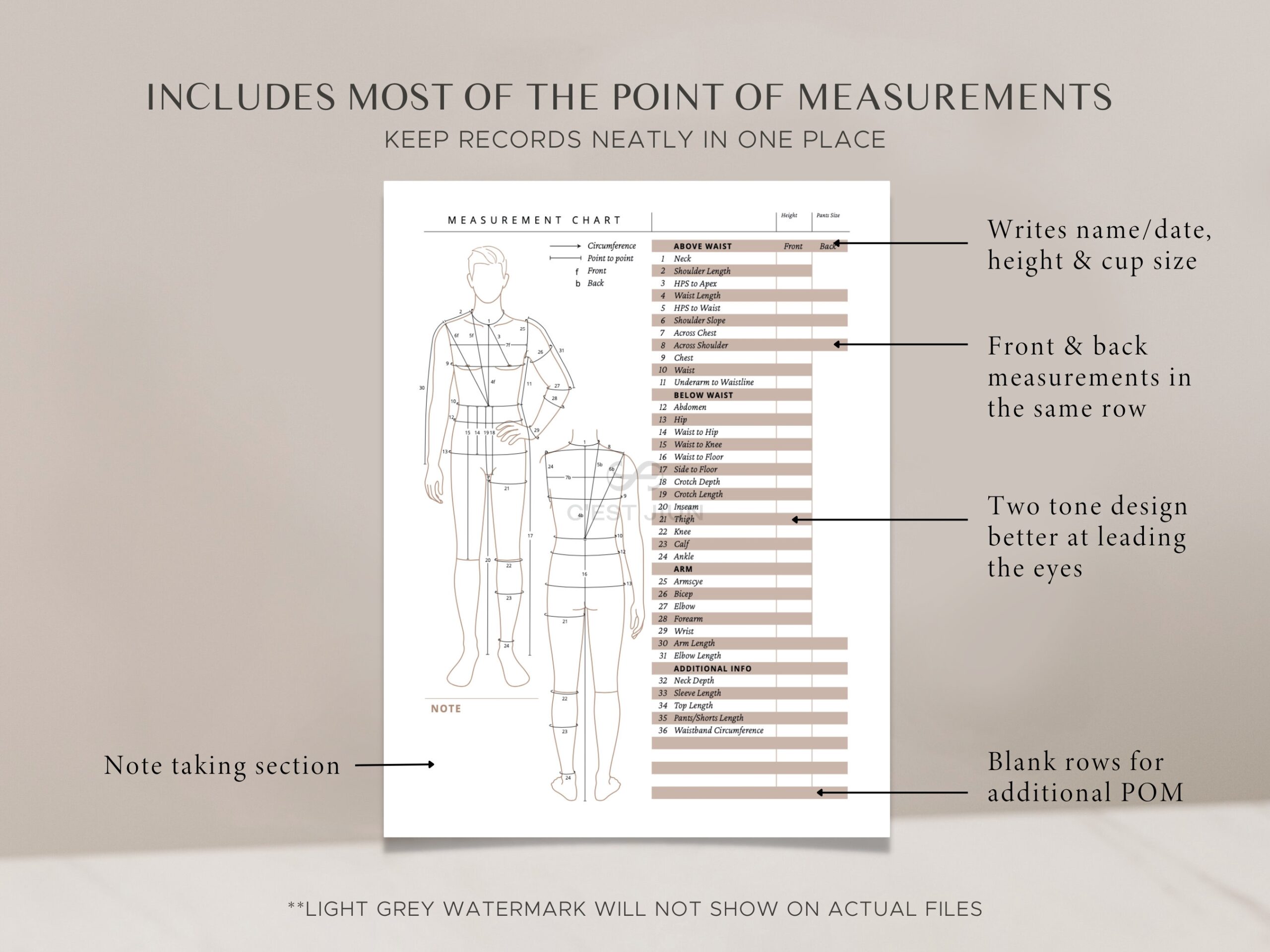 Printable Men Body Size Chart Fillable Men Measurement Form PDF Files Goodnotes Planner Etsy Printable Men Body Size Chart Fillable Men Measurement Form PDF Files Goodnotes Planner Etsy