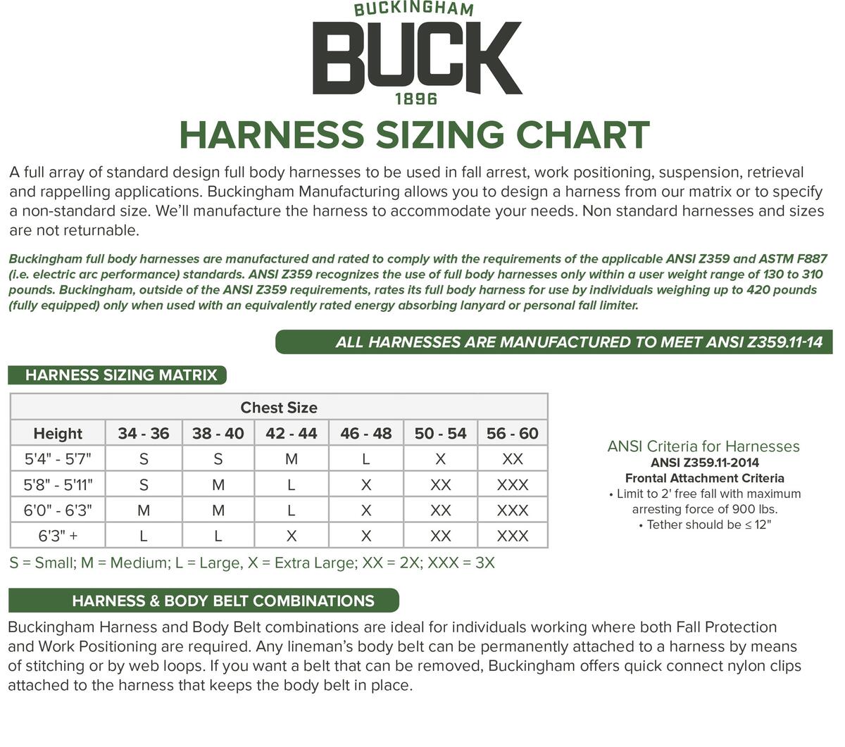 ProductsBuckingham Mfg S1 Tower Rope Access Harness Safety One Pro Shop ProductsBuckingham Mfg S1 Tower Rope Access Harness Safety One Pro Shop