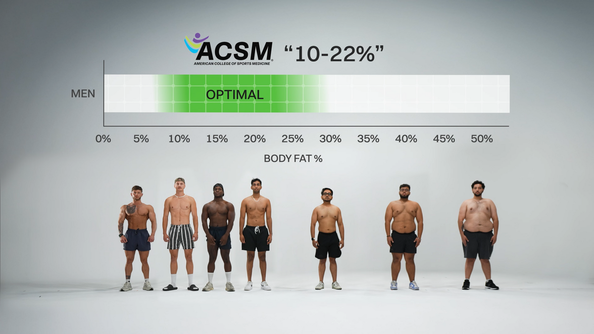 Shocking Video Reveals What Every Body Fat Percentage Actually Looks Like On A Person