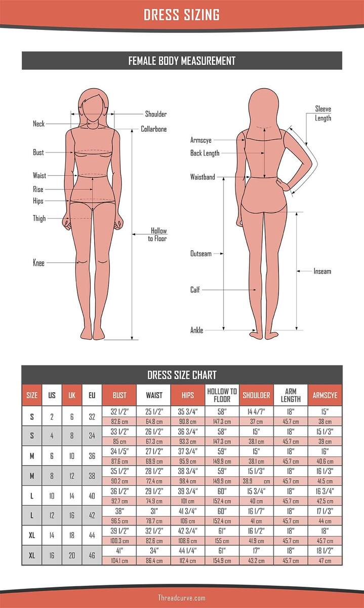 Shop Size 6 Us Dress Free Shipping Clothing Size Conversion Charts For Shopping Abroad