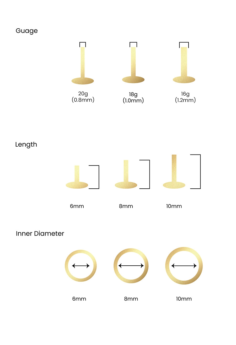 Size Chart 6mm Piercing Gauge Guide Body Jewelry Gauge Sizes Daith Piercing Size Chart 2025