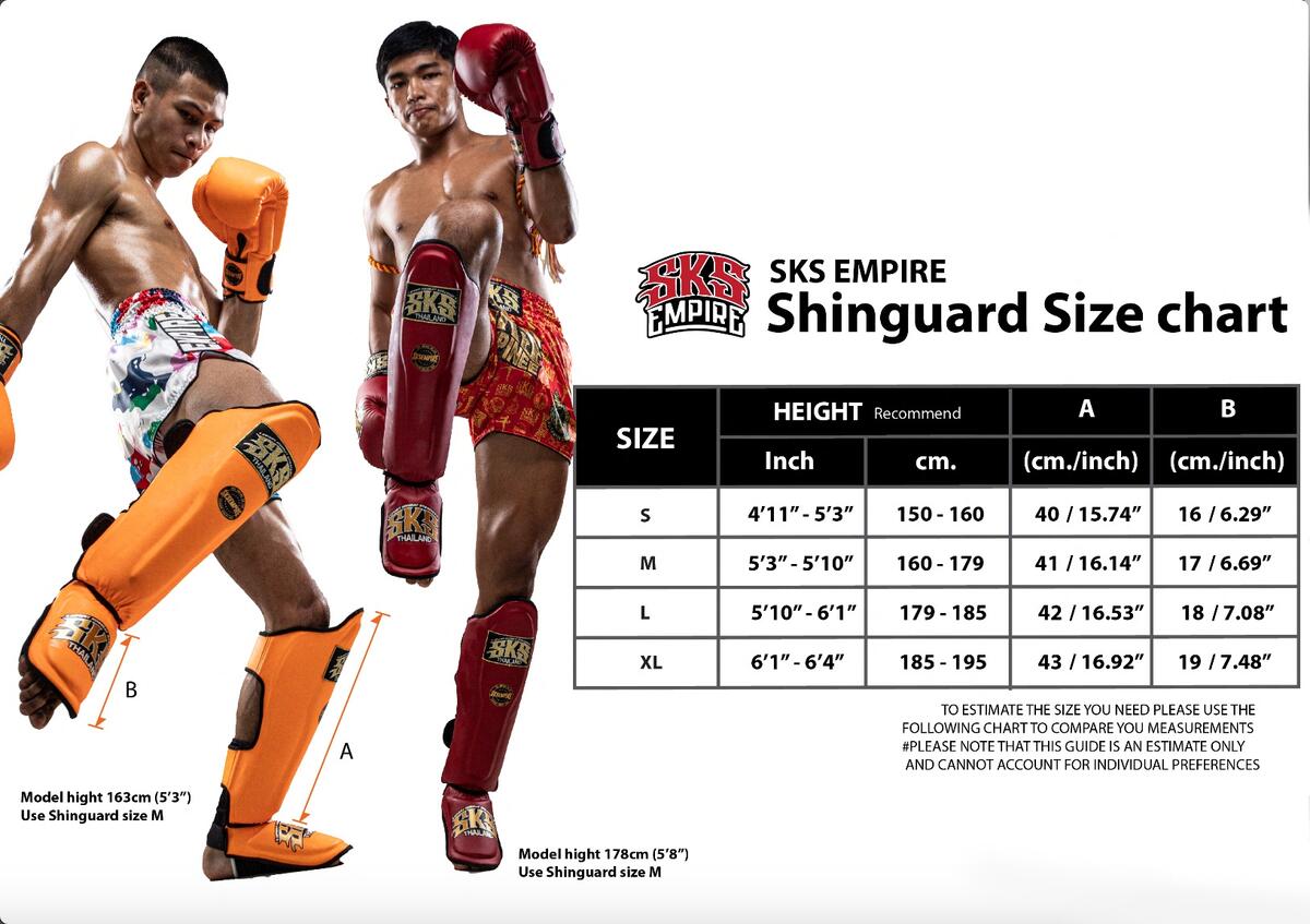 SKS Empire Sakyant Muay Thai Shinguards Nak Muay Wholesale
