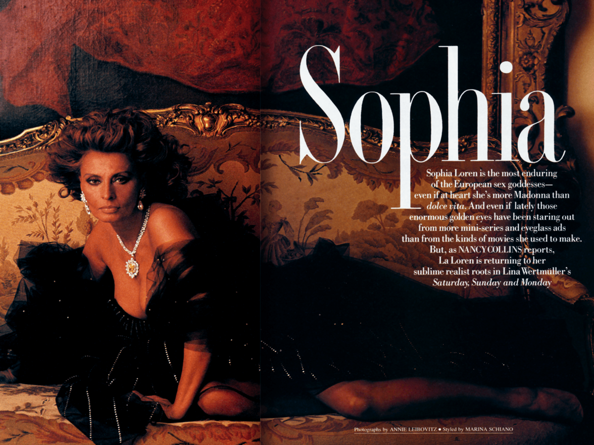 Sophia Vanity Fair