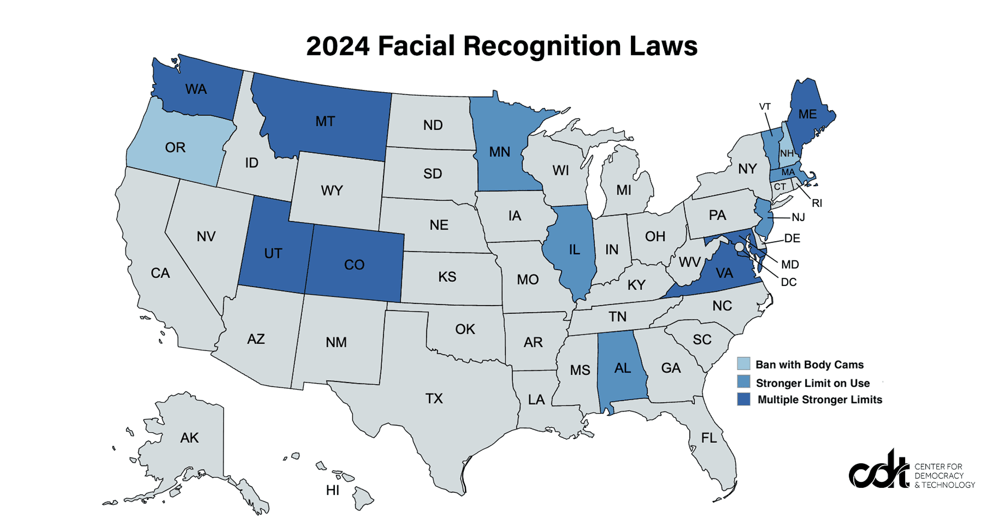 Status Of State Laws On Facial Recognition Surveillance Continued Progress And Smart Innovations TechPolicy Press
