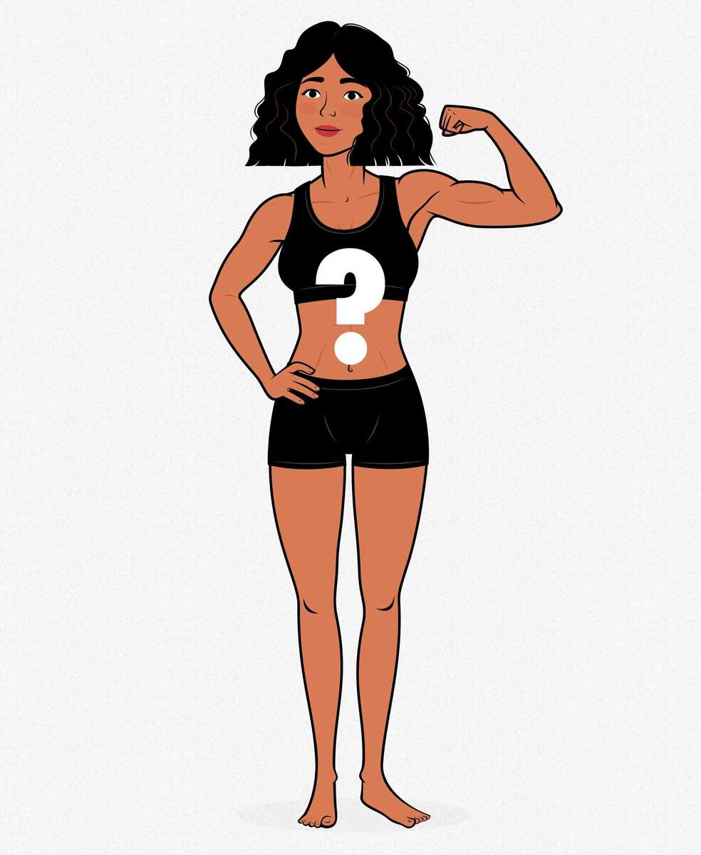Survey Results The Most Attractive Female Body Composition Muscle Fat Proportions Bony To Bombshell