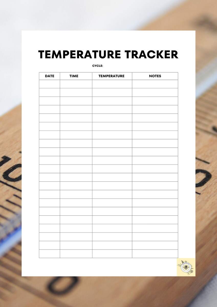 Body Temperature Log Chart In PDF Download Template