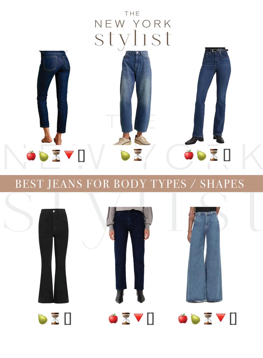 The Best Jeans For Body Type The New York Stylist